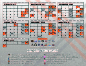 Fort Wayne Komets: Printable Schedule